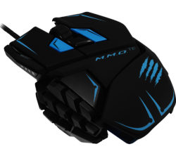 MAD CATZ  M.M.O. TE Laser Gaming Mouse - Black & Blue
